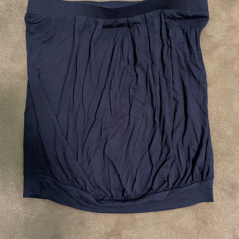 Elegant Navy Blue Women's Skirt